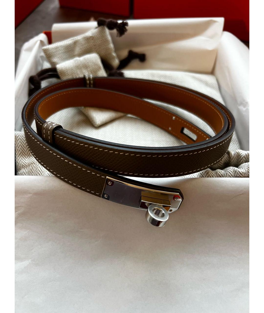 HERMES Кожаный ремень, фото 7