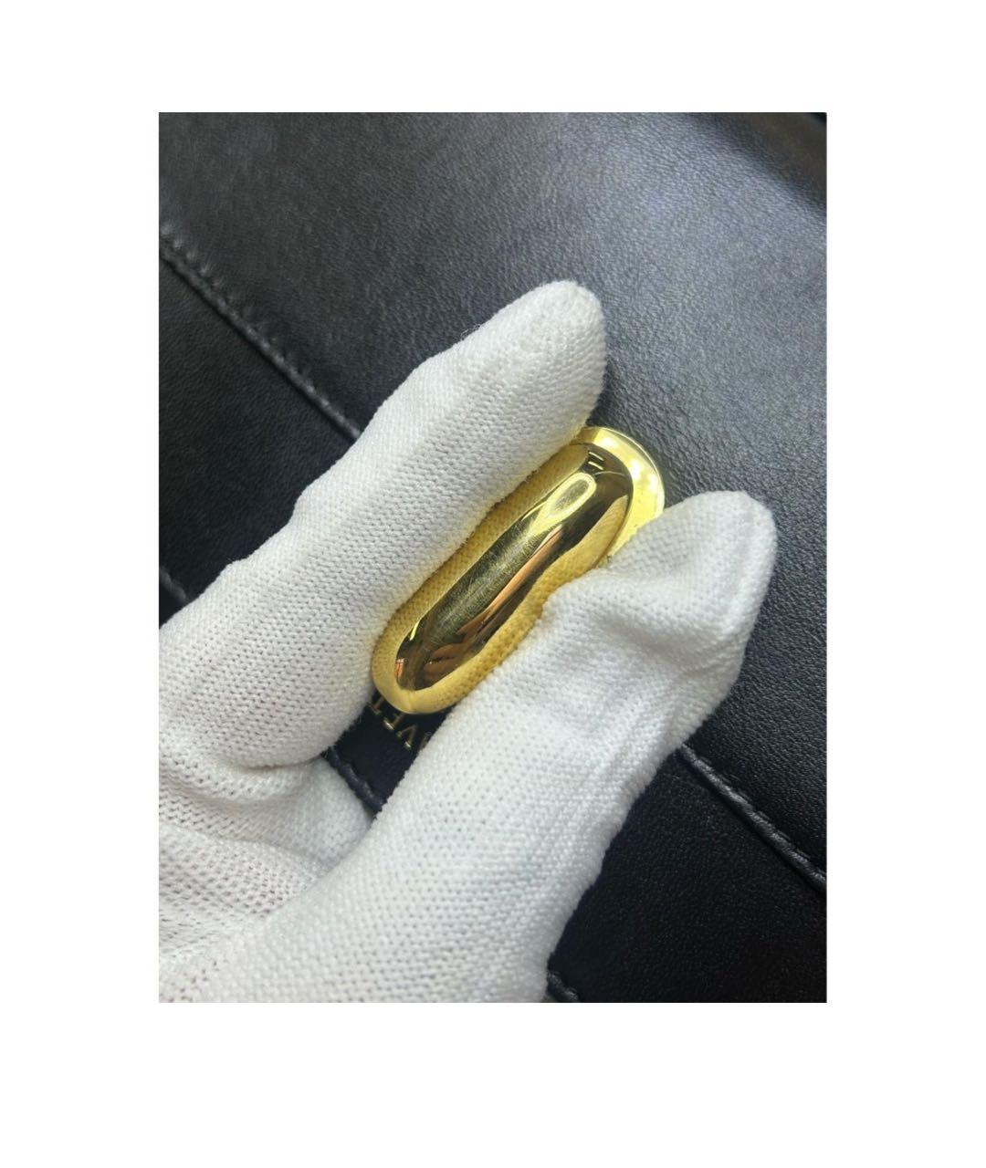 Savette Черная кожаная сумка с короткими ручками, фото 5