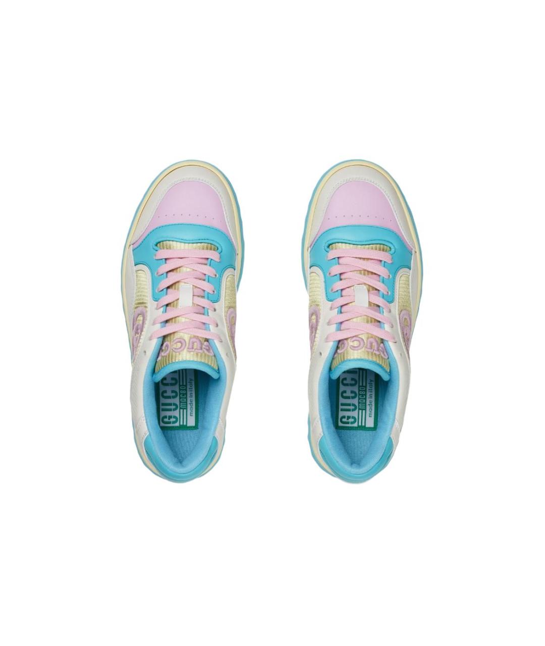 GUCCI Белые кроссовки, фото 3