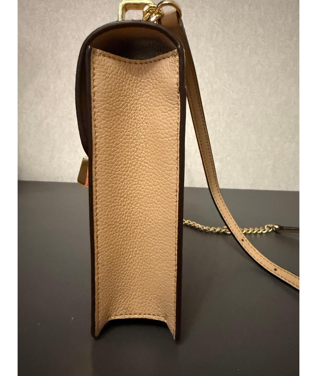 DKNY Бежевая сумка через плечо, фото 4