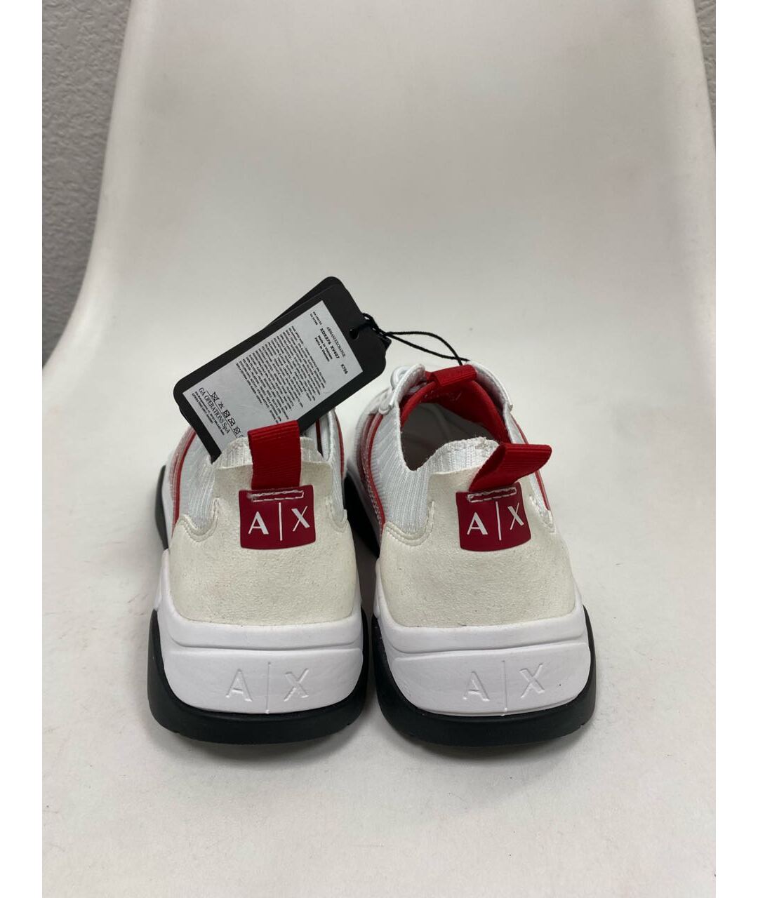 ARMANI EXCHANGE Белые низкие кроссовки / кеды, фото 2