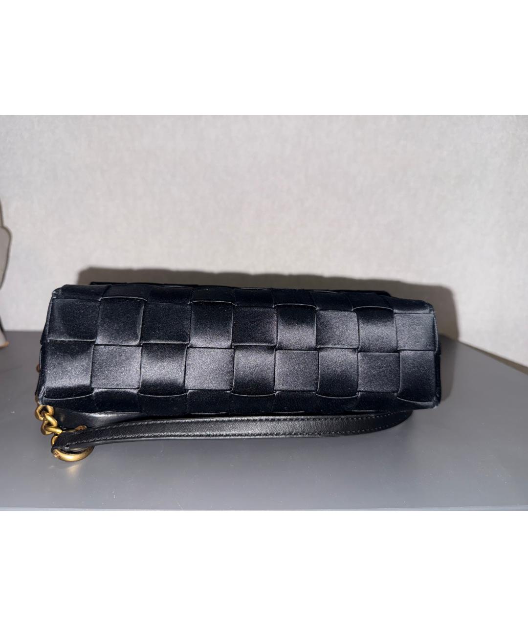 TORY BURCH Черная кожаная сумка с короткими ручками, фото 4