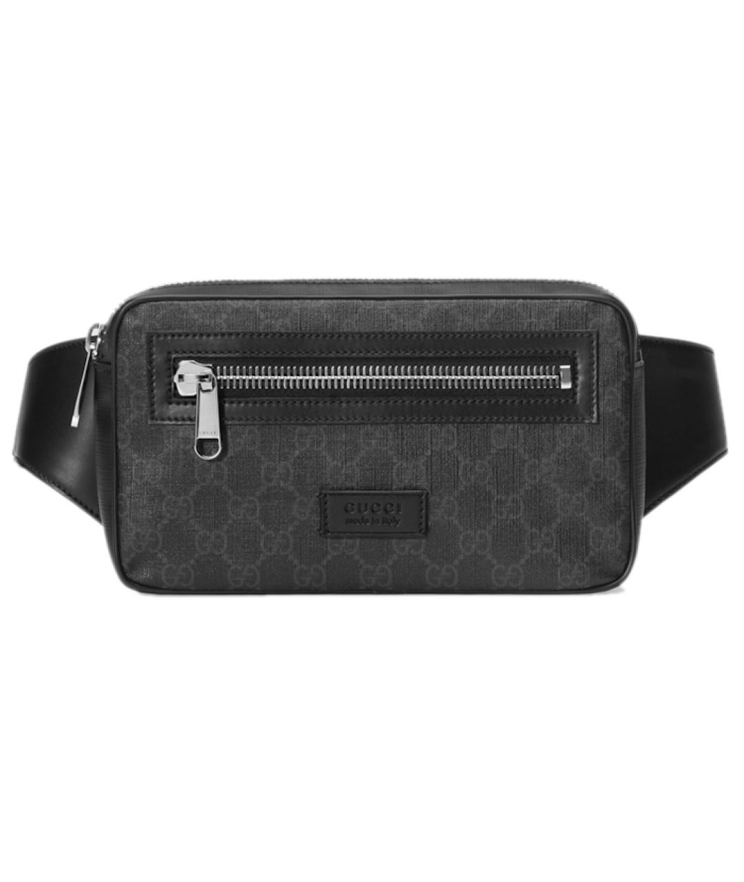 GUCCI Черная поясная сумка, фото 1