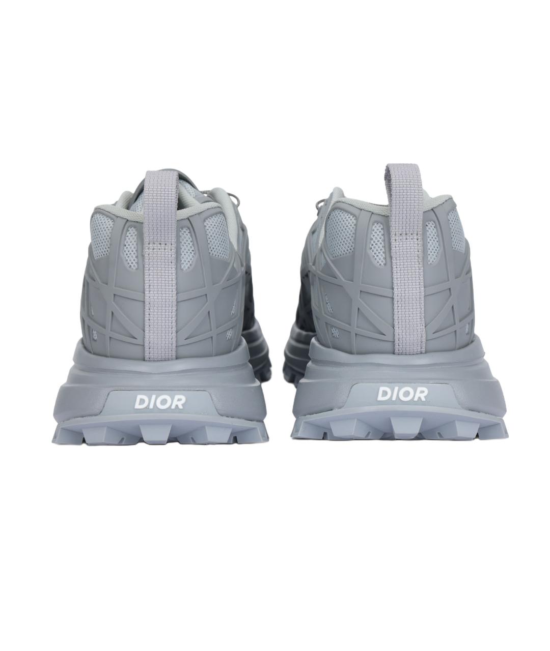 CHRISTIAN DIOR Серые низкие кроссовки / кеды, фото 4
