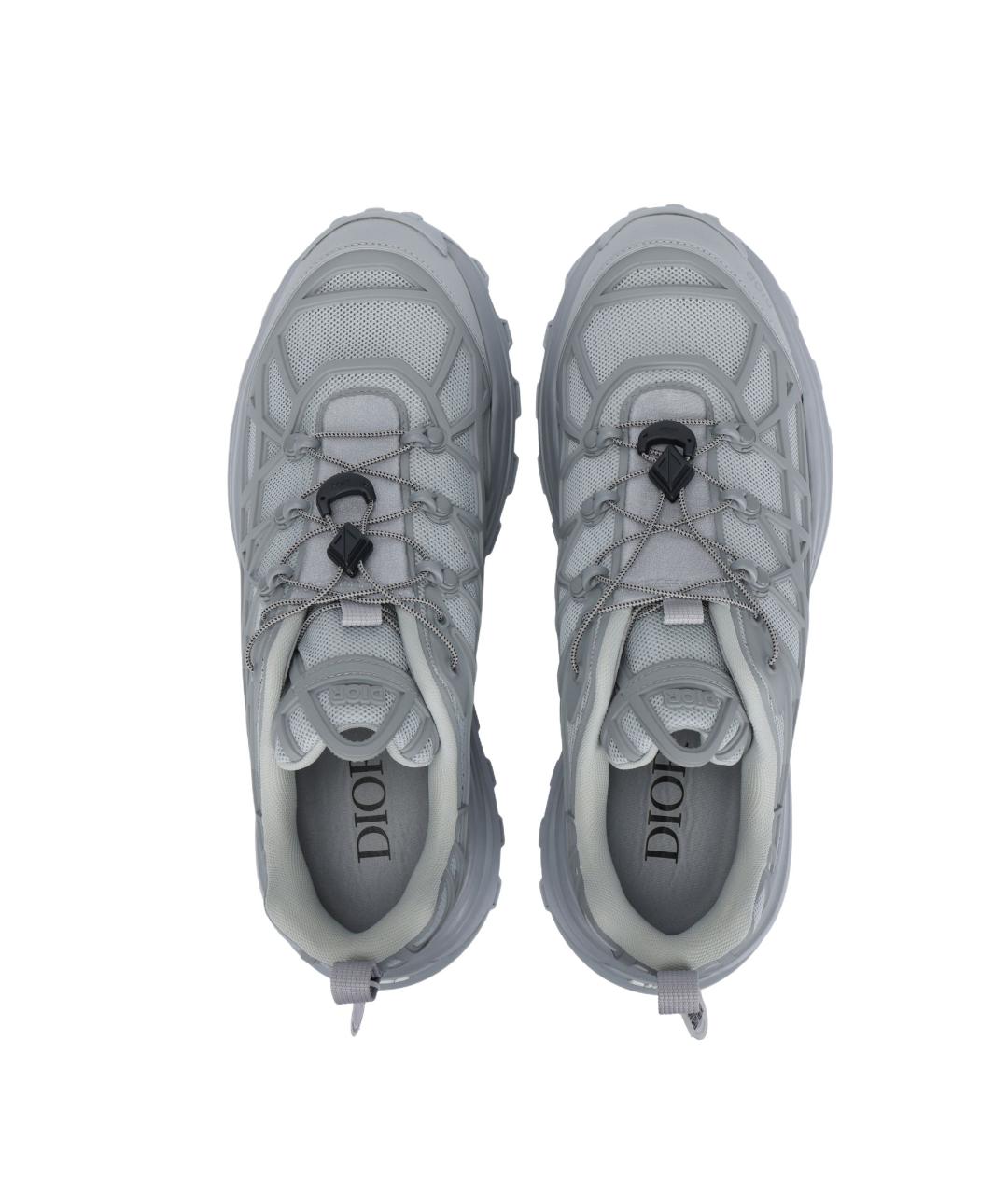 CHRISTIAN DIOR Серые низкие кроссовки / кеды, фото 3