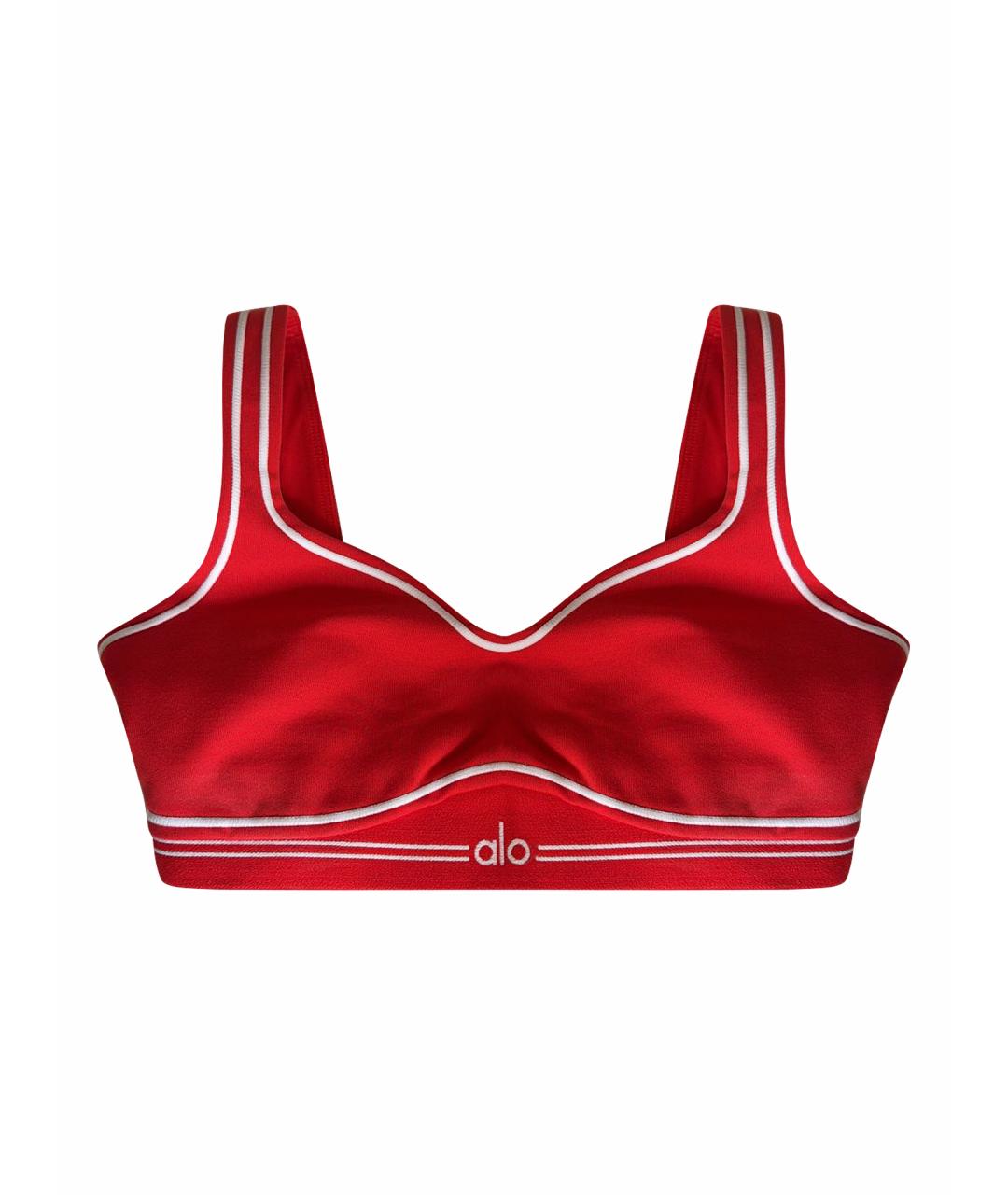 ALO YOGA Красный полиэстеровый спортивные костюмы, фото 1