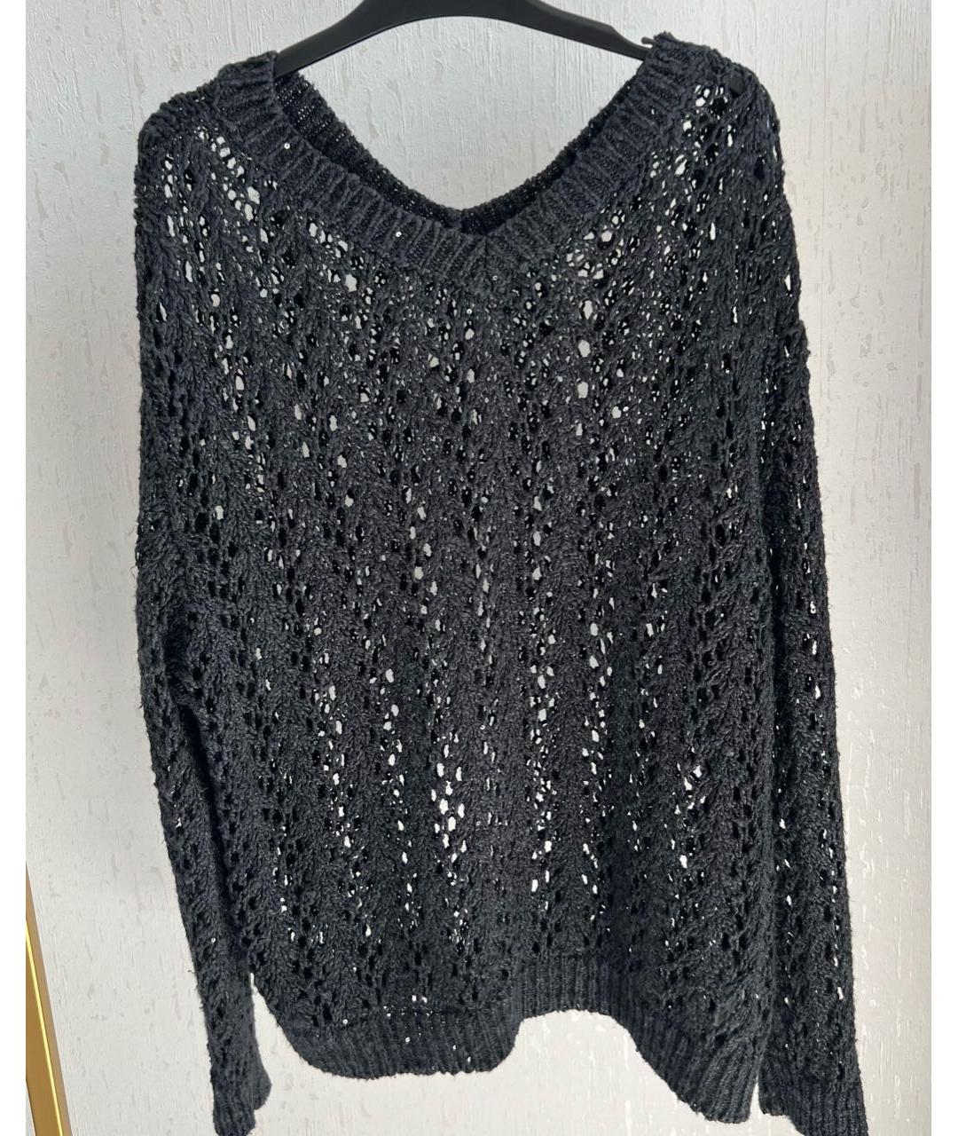 BRUNELLO CUCINELLI Черный джемпер / свитер, фото 2