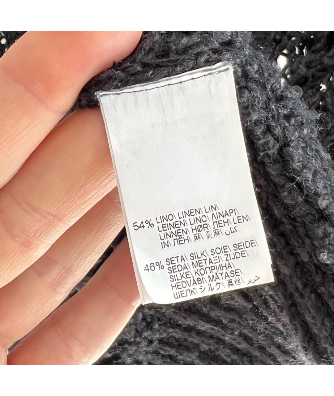 BRUNELLO CUCINELLI Черный джемпер / свитер, фото 4