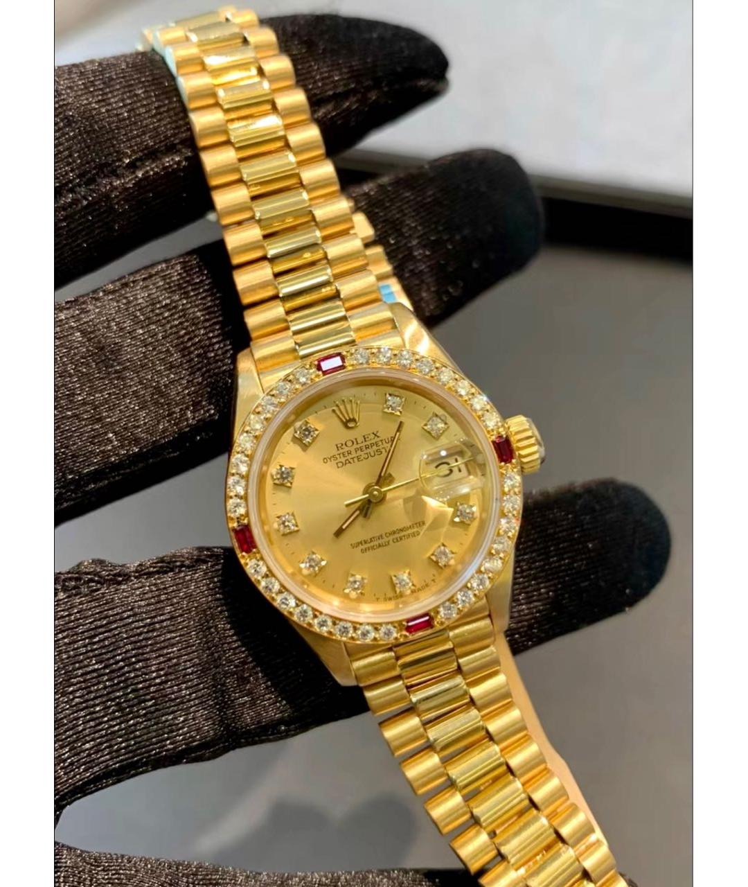 ROLEX Золотые часы из желтого золота, фото 2