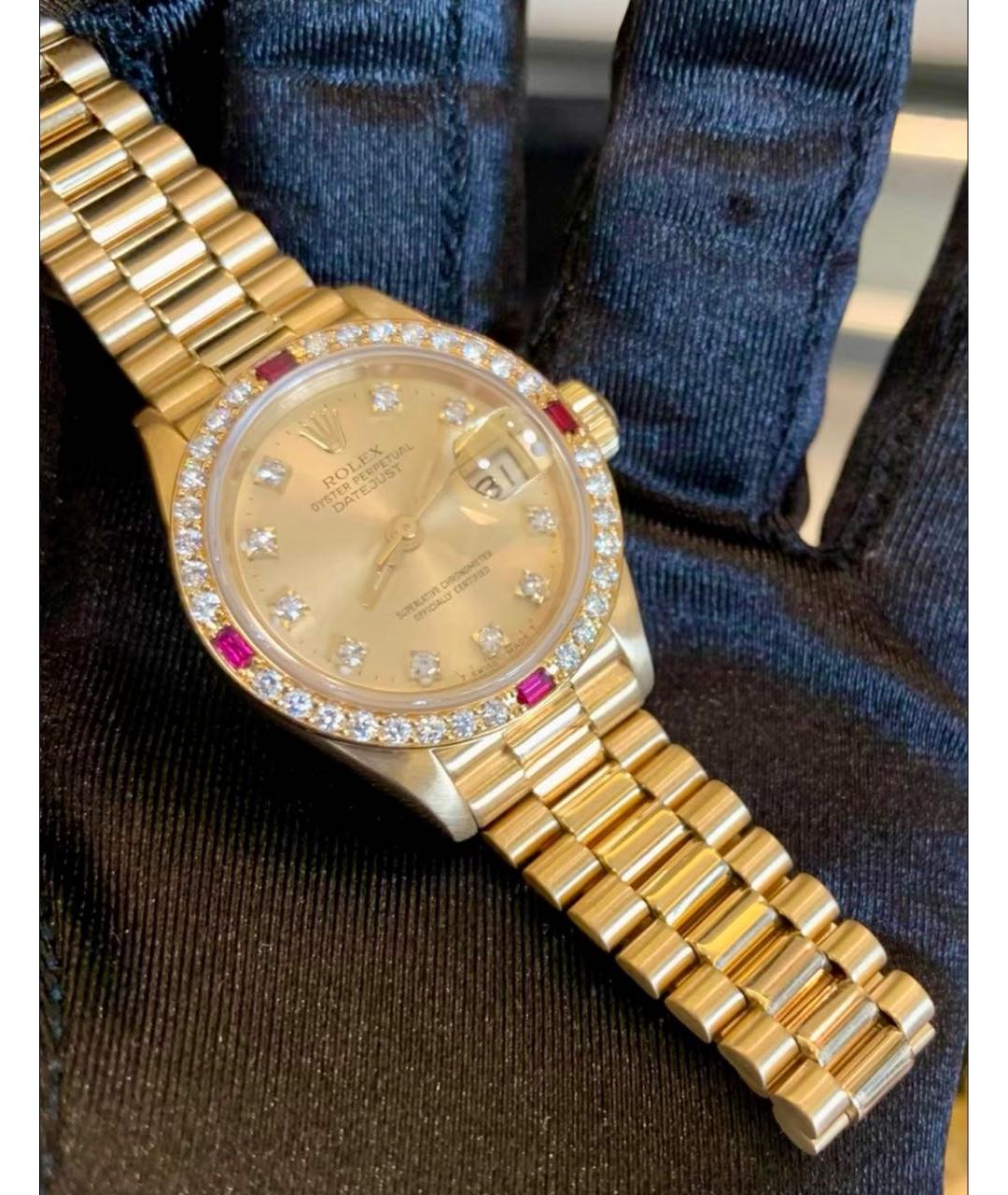 ROLEX Золотые часы из желтого золота, фото 5