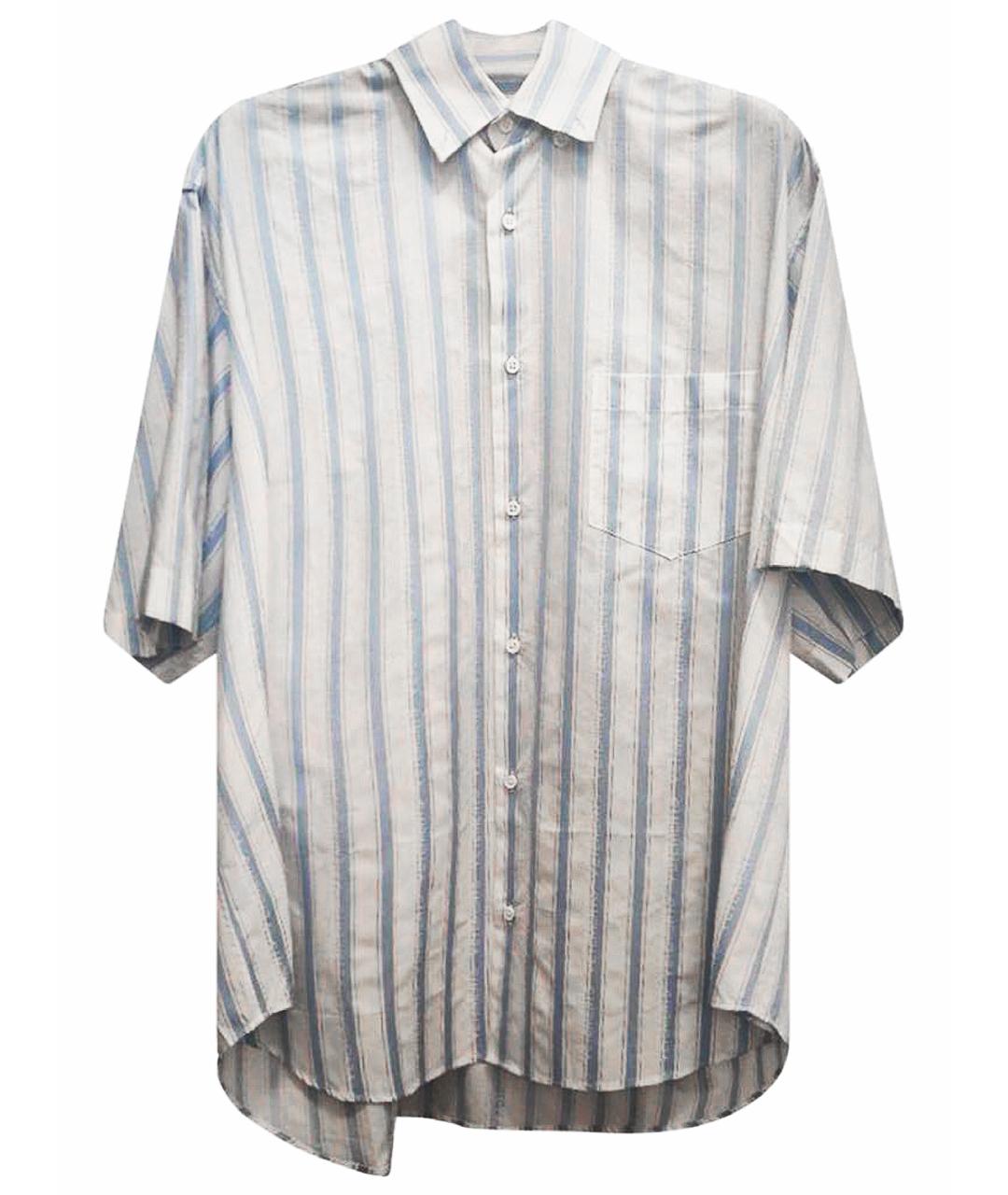 VETEMENTS Белая хлопковая кэжуал рубашка, фото 1