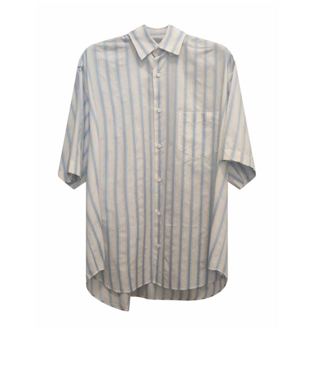 VETEMENTS Белая хлопковая кэжуал рубашка, фото 7