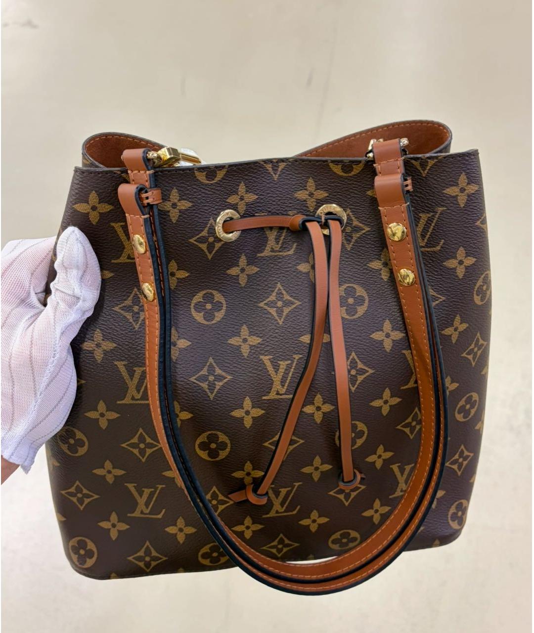 LOUIS VUITTON Коричневая сумка через плечо, фото 5