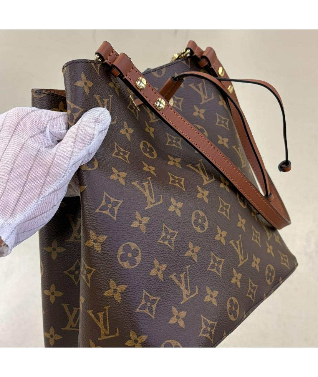 LOUIS VUITTON Коричневая сумка через плечо, фото 2