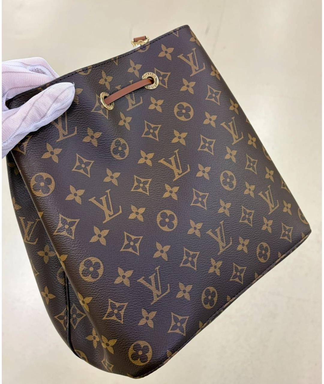 LOUIS VUITTON Коричневая сумка через плечо, фото 4