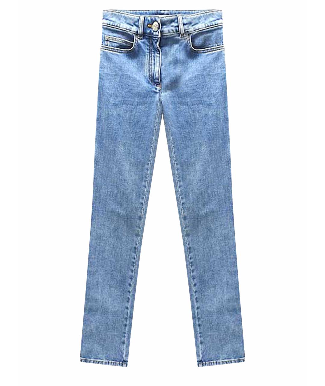 CHANEL Синие прямые джинсы, фото 1