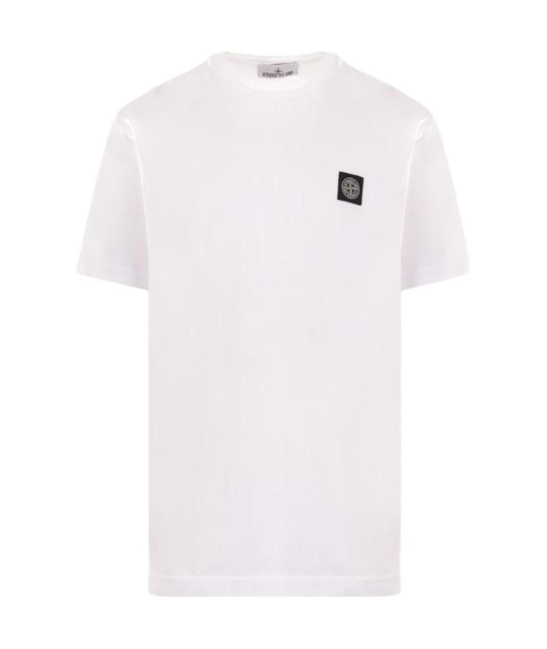 STONE ISLAND Белая футболка, фото 1