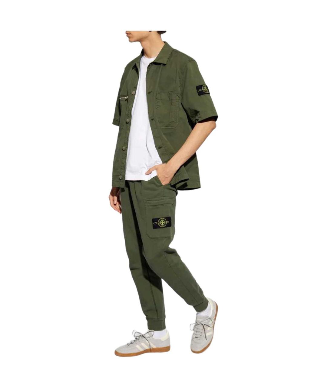 STONE ISLAND Белая футболка, фото 5