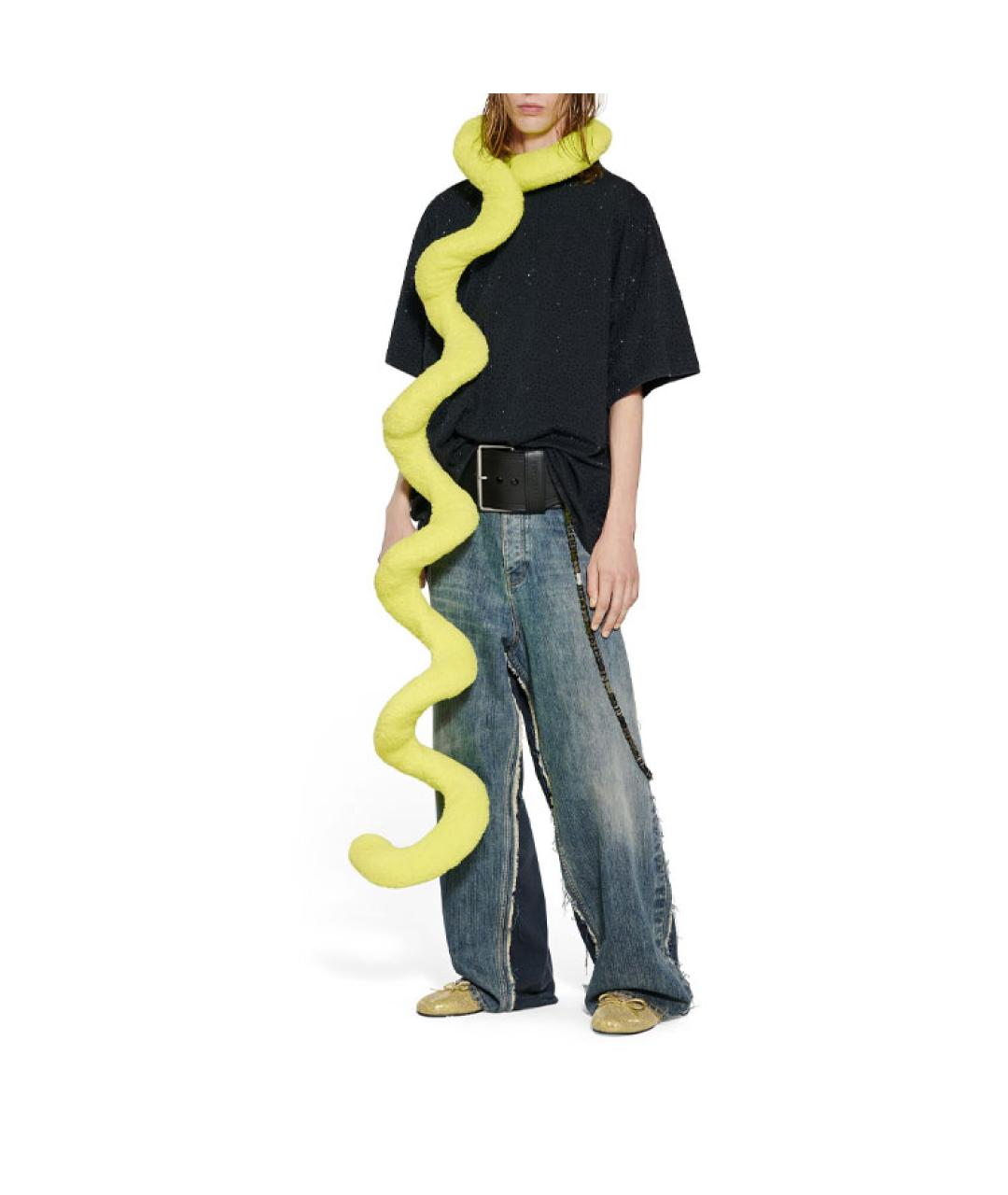 BALENCIAGA Черная футболка, фото 3