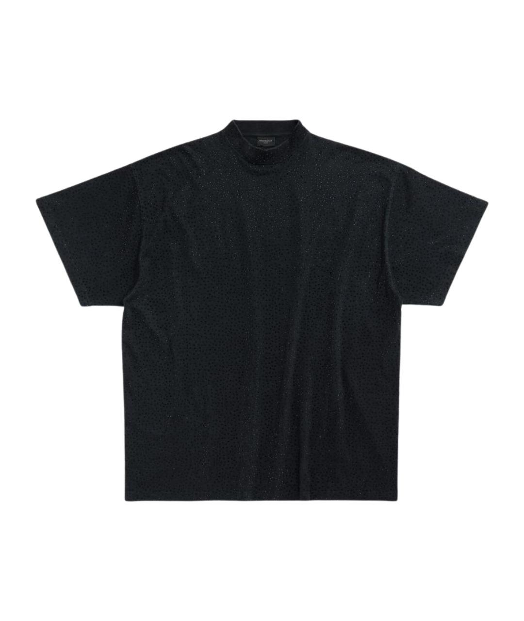 BALENCIAGA Черная футболка, фото 1