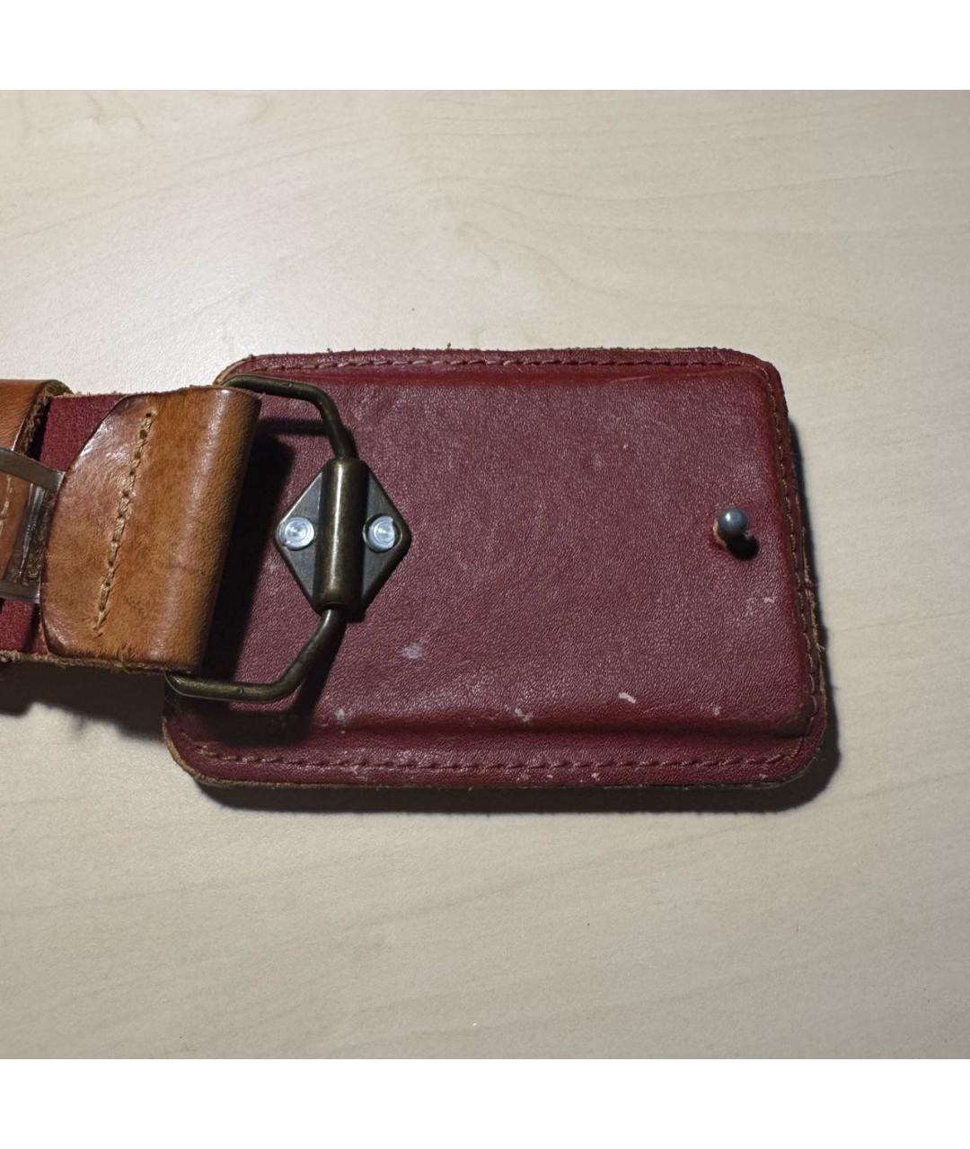 DOLCE&GABBANA Коричневый кожаный ремень, фото 2