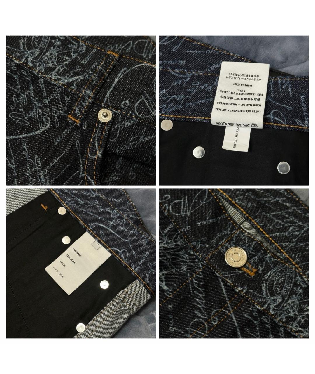 BERLUTI Мульти хлопковые повседневные брюки, фото 5