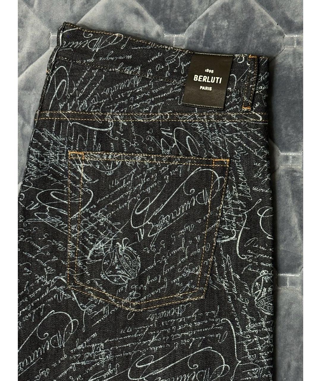 BERLUTI Мульти хлопковые повседневные брюки, фото 4