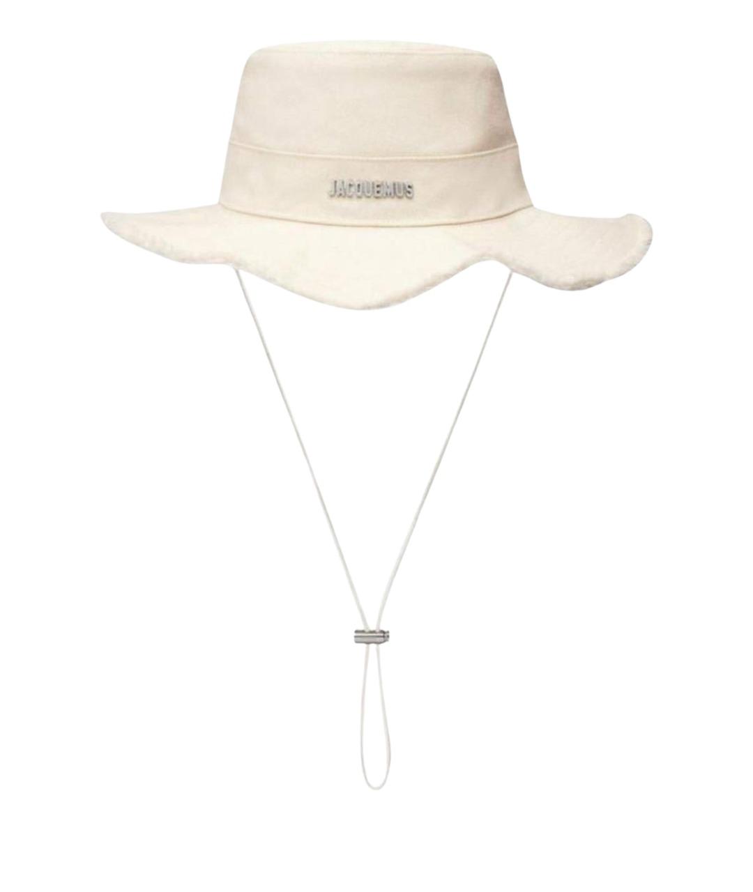 JACQUEMUS Бежевая хлопковая панама, фото 1