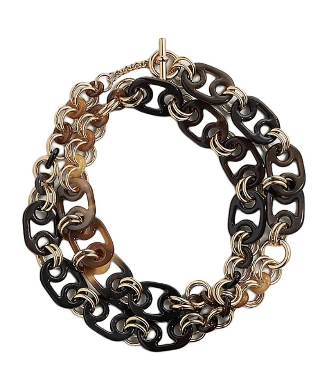 HERMES Золотое колье, фото 2