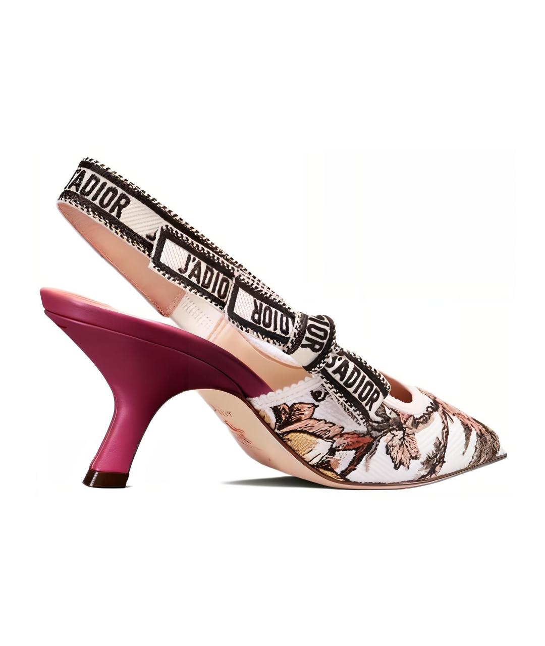 CHRISTIAN DIOR Мульти туфли, фото 4