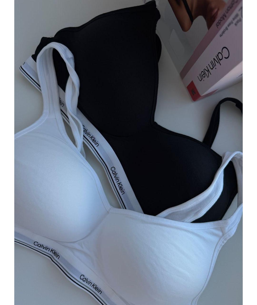 CALVIN KLEIN Черный бюстгалтеры, фото 2