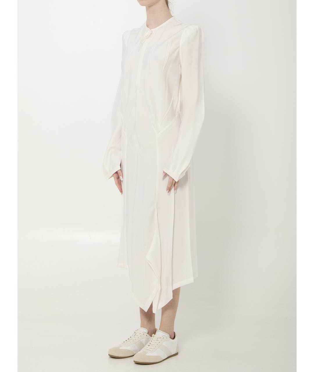 LEMAIRE Белое вискозное повседневное платье, фото 2