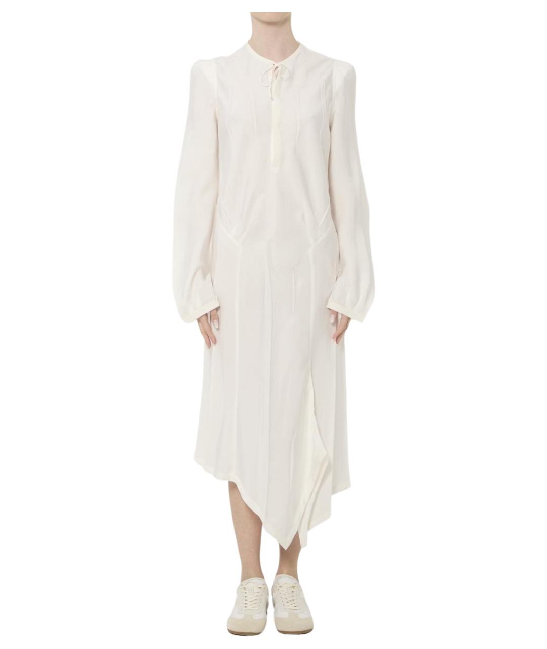 LEMAIRE Белое вискозное повседневное платье, фото 1