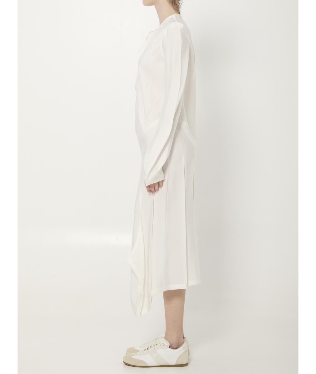 LEMAIRE Белое вискозное повседневное платье, фото 3