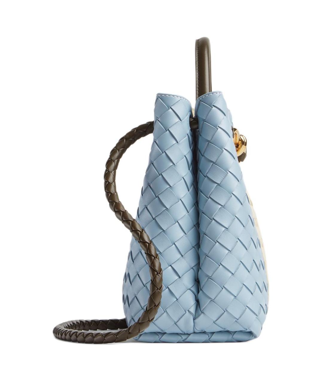 BOTTEGA VENETA Голубая сумка через плечо, фото 2