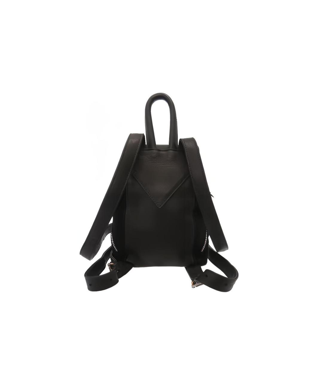 CHROME HEARTS Черный кожаный рюкзак, фото 2
