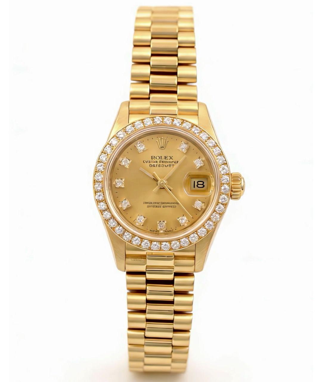 ROLEX Золотые часы из желтого золота, фото 6