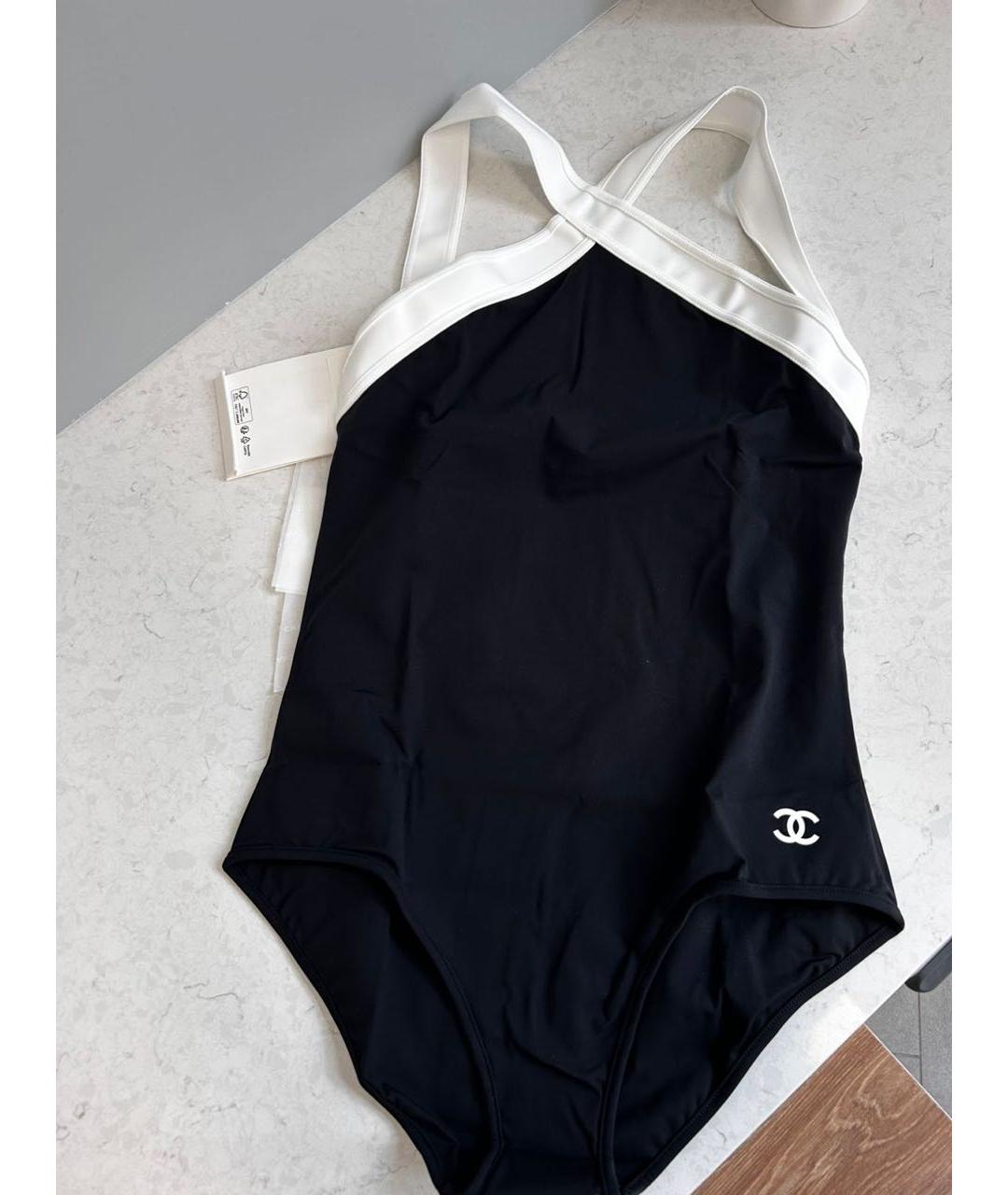 CHANEL Черный купальник, фото 2
