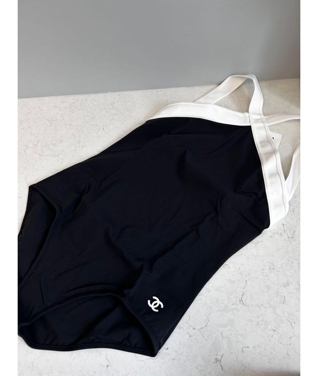 CHANEL Черный купальник, фото 4