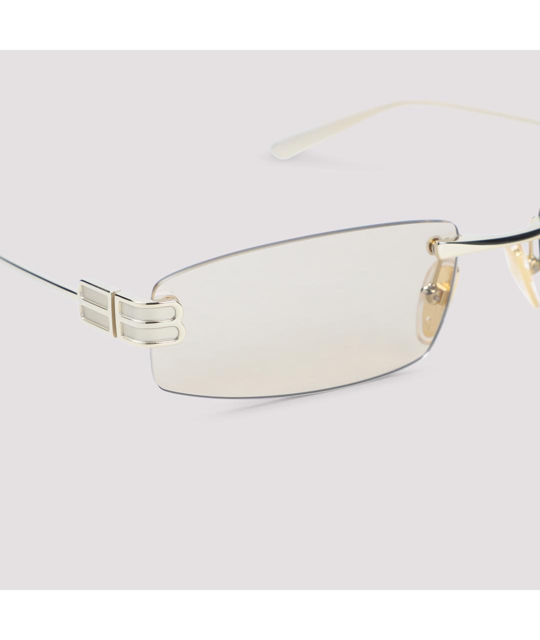 BALENCIAGA Мульти металлические солнцезащитные очки, фото 4