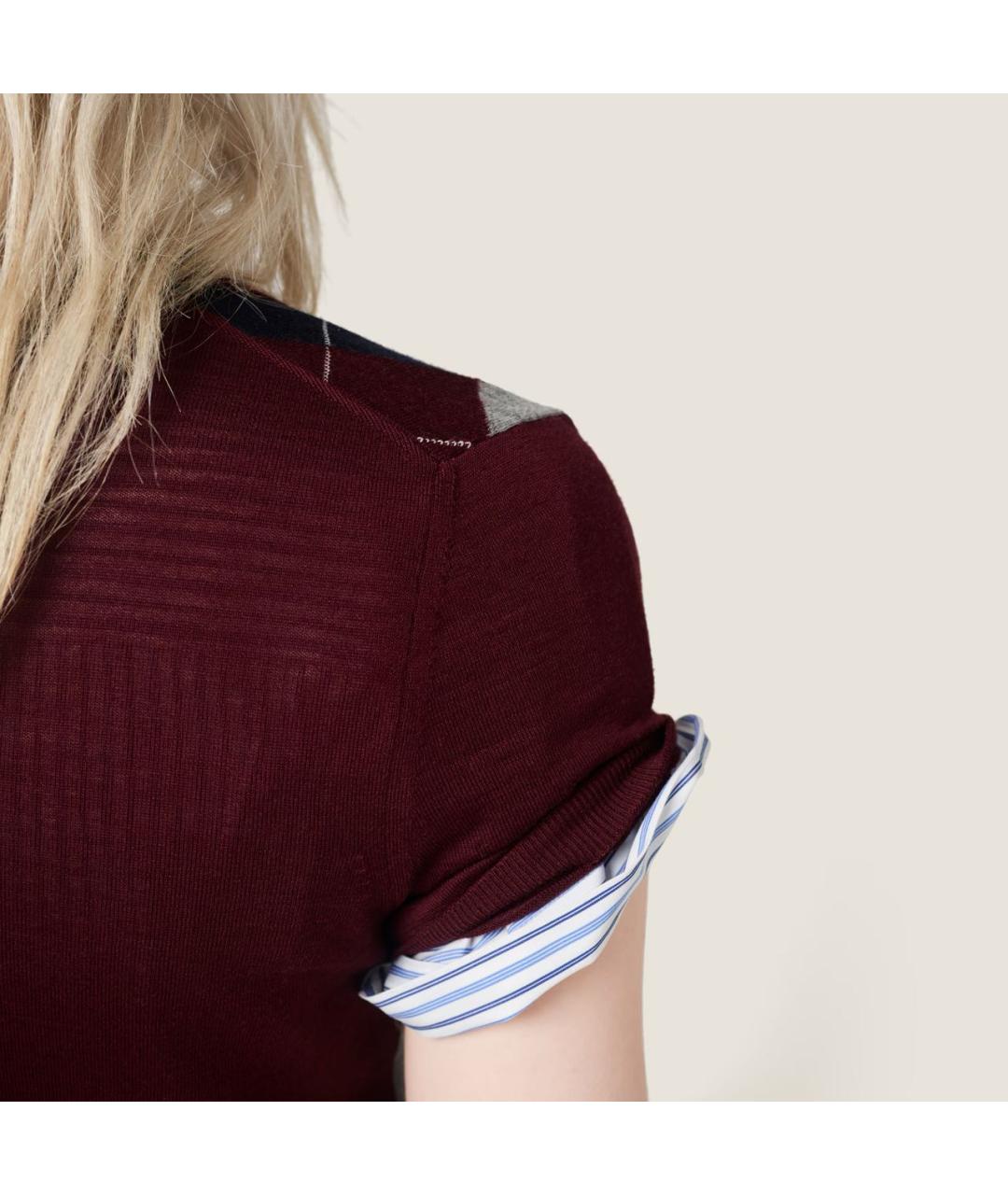 MIU MIU Мульти шерстяной джемпер / свитер, фото 6