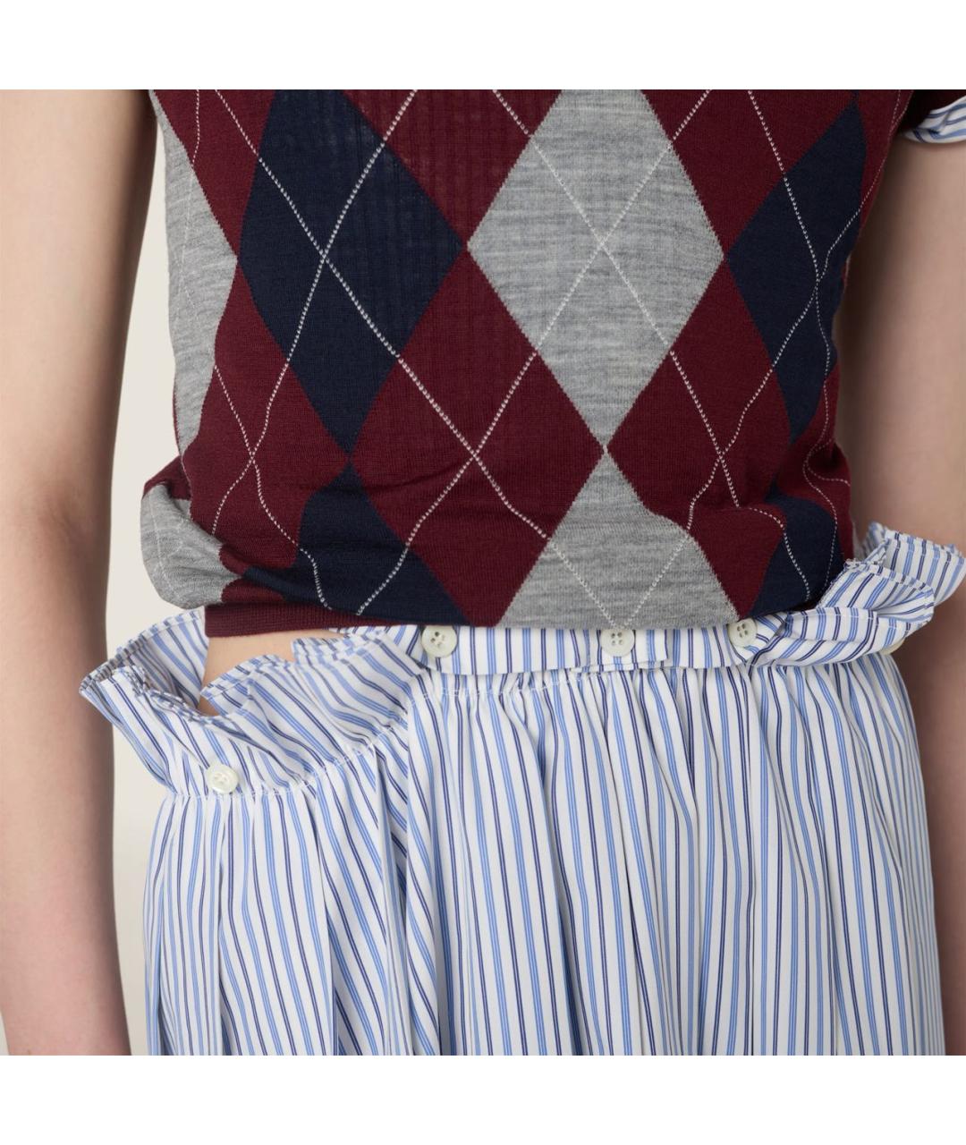 MIU MIU Мульти шерстяной джемпер / свитер, фото 5