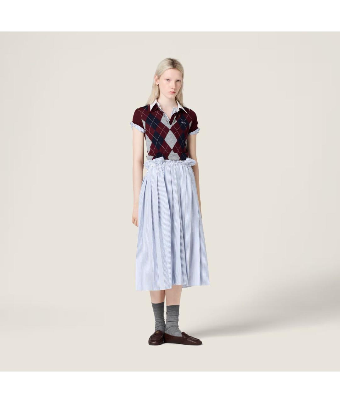 MIU MIU Мульти шерстяной джемпер / свитер, фото 3