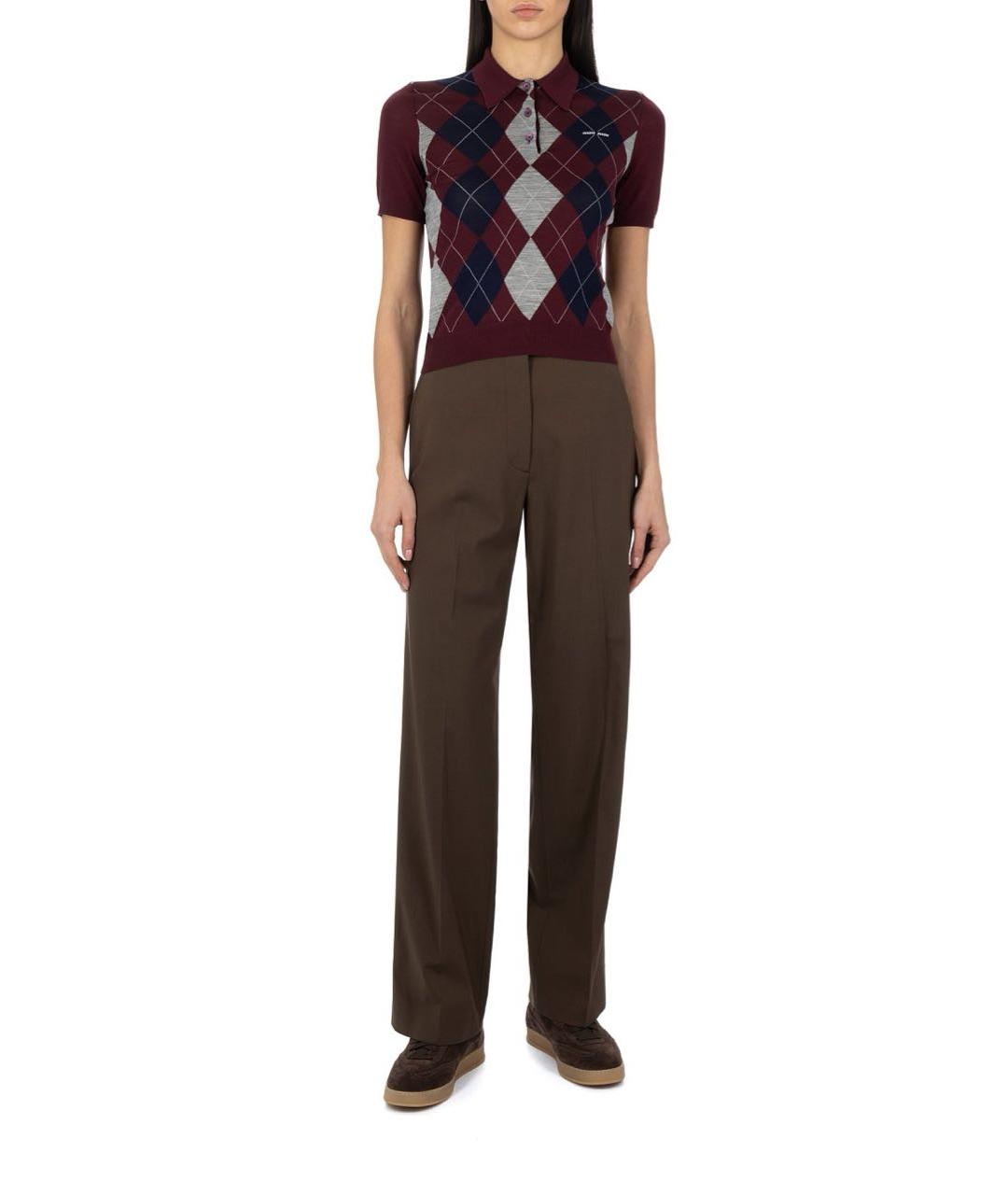 MIU MIU Мульти шерстяной джемпер / свитер, фото 8