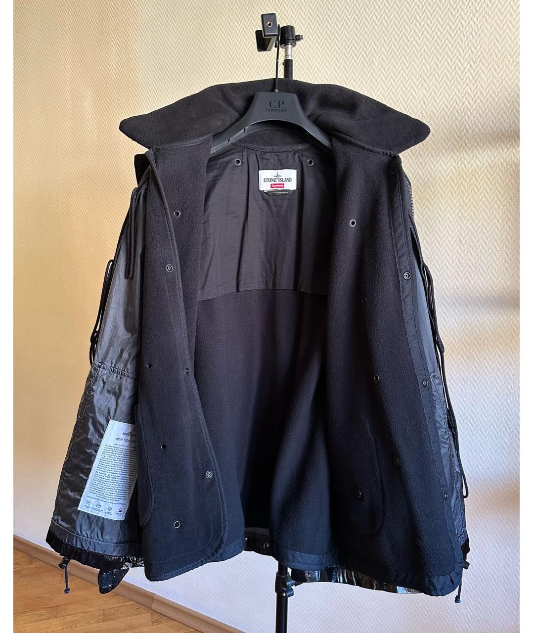 STONE ISLAND Черная куртка, фото 5