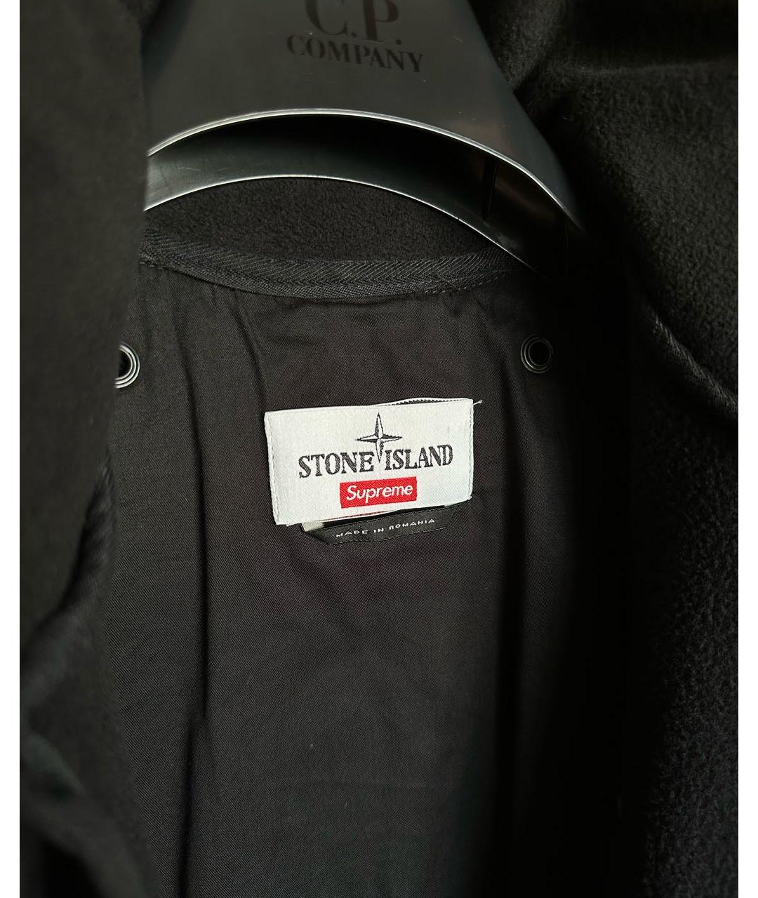 STONE ISLAND Черная куртка, фото 3