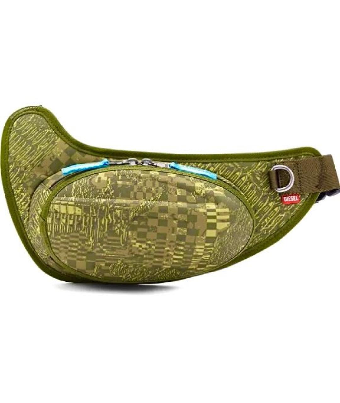 DIESEL Хаки поясная сумка, фото 8