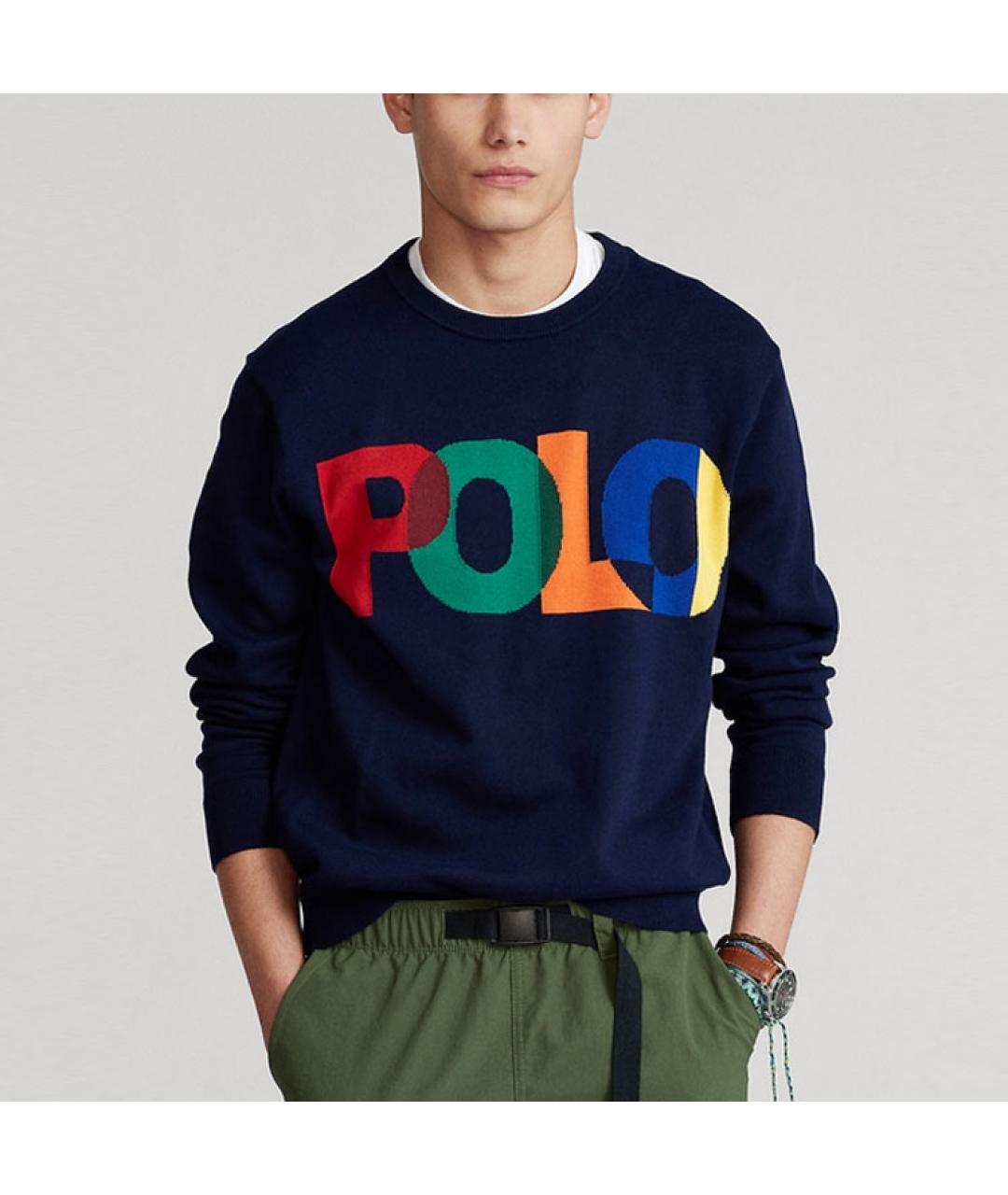 POLO RALPH LAUREN Синий джемпер / свитер, фото 3