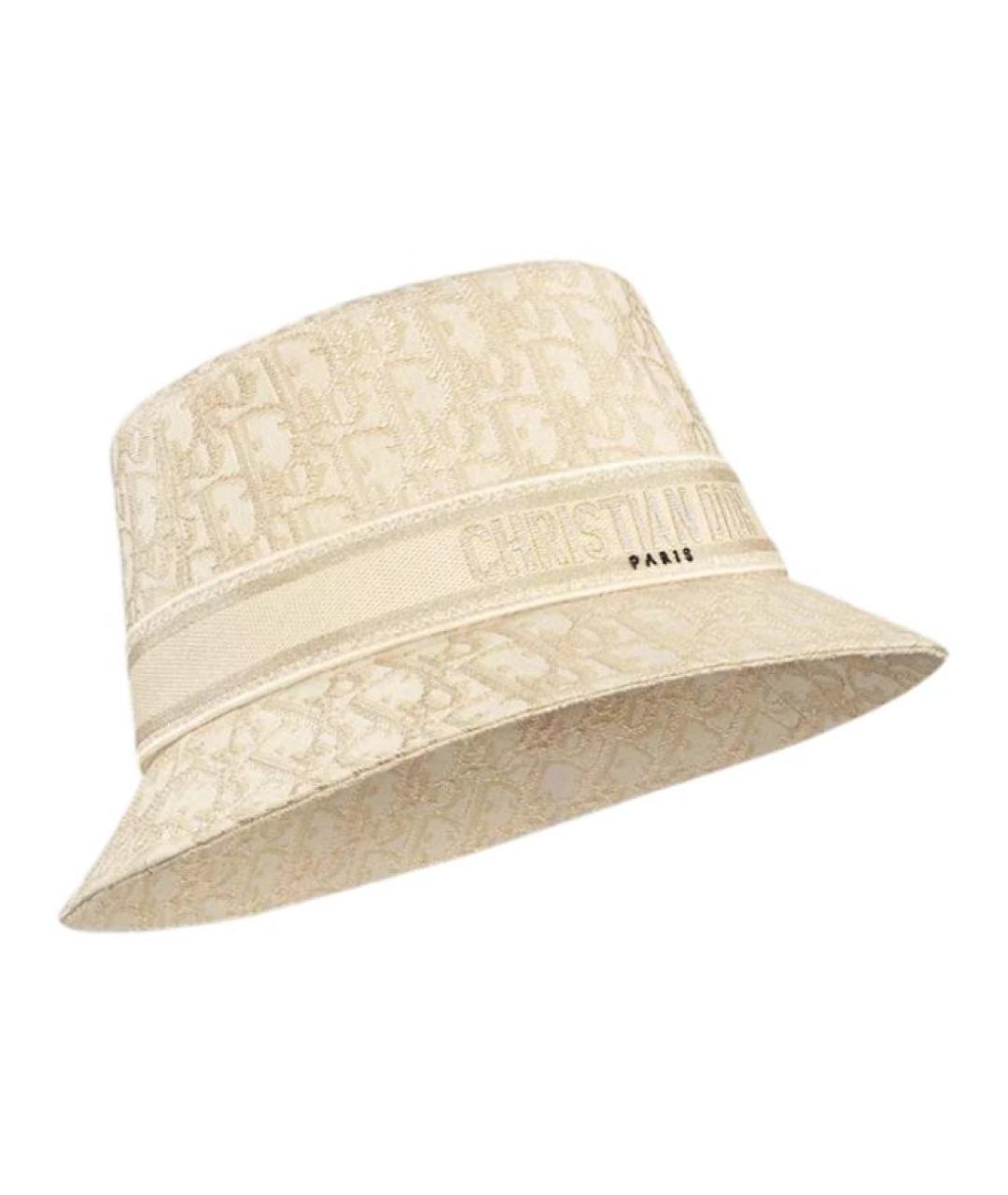 CHRISTIAN DIOR Бежевая панама, фото 2
