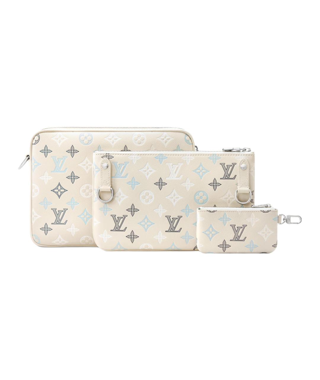 LOUIS VUITTON Белая сумка на плечо, фото 4